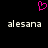 A static pixel art image with a black background, featuring a pink heart symbol above two identical text strings.