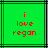 Green background with black lines and red pixelated text reading 'i love regan' in three lines