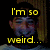 five showing a person with changing text overlays in yellow, blue, green, white, and no text