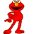 Animated contact sheet of Elmo character in various poses on gray background