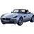 Pixelated silver convertible car on gray background with green text reading Original Icons .com on dark green