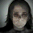 A 2x2 contact sheet of a pixelated animated icon featuring text and a person's face, with dripping white text on dark gray backgrounds in the top-right and bottom-left quadrants.