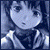 anime-style character portraits with varying expressions and text overlays, some showing pixelated effects