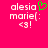 Pixelated text and symbols on a bright pink background with one version featuring a green heart symbol.