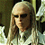 A 50x50 pixel animated buddy icon featuring a character with long blonde hair and sunglasses, surrounded by glowing green energy effects in three sequential frames.
