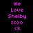 Pixelated text and symbols in bright pink on black background with white rectangular overlays appearing in different positions across frames.