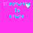 Cyan text 'Elizabeth Is Unique' on bright pink background with pixelated animation effects near the name.