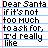 four identical showing a handwritten letter on lined paper with 'Dear Santa if it's not too much to ask for, I'd really like Him for Christmas' text and pink heart symbols