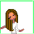 A 3x3 grid of pixel art character icons with a green border, featuring nine distinct female characters in various poses and outfits above blue text reading "Best Friendz For Life !!!!".