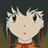 A 48x48 pixel buddy icon featuring a cartoon character with spiky hair and large eyes on the left, paired with "Anime IM" text in white pixelated font on black background to the right.