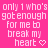 Pixelated text on bright pink background with repeated phrase and heart symbol.