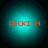 Four identical teal circular icons with red text "PECKISH" centered on each, arranged in a against black background
