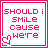 20 pink text-based on white backgrounds, each containing variations of the phrase 'should i smile cause we're friends or cty cause that's all we'll ever be' with pixelated heart symbols