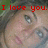 A four- shows a person's face with red text reading "I love you." "Forever." and "And ever."