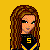 Pixel art contact sheet showing cheerleader character frames with yellow background and text "Here we go, Steelers." and "HERE WE GO!!"