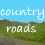 Animated contact sheet of 8 frames showing a country road scene with changing text overlays on blue sky and green landscape backgrounds.