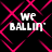 Black background with pink diamond-shaped lines and white text reading "WE BALLIN'" in four quadrants