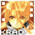 Pixelated anime-style character with orange hair and dark eyes, wearing a white and black outfit, displayed in a of animated frames with changing corner squares