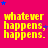 identical yellow text phrases on a bright pink background with scattered blue and purple stars