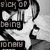 Black-and-white pixelated image of a person with short hair, showing two sequential poses where the right hand moves from near the face to covering the mouth.
