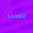 Four identical cyan text instances of 'LoisRZ' arranged in a on a purple background with subtle diagonal stripes