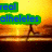 Animated sequence showing a silhouette walking across a sunset background with changing text overlays.