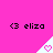 A bright pink background displays six identical pixelated icons arranged in two , each featuring a white triangular shape with a pink heart symbol inside