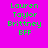 Pixelated text displays 'Lauren Taylor Brittney BFF' on a bright pink background with blue rectangular overlays shifting across the image.
