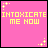 Pink background with yellow pixelated text and small white sparkles in corners, showing sequential text changes across frames.