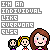 Pixel art icon featuring three characters with text 'I'M AN INDIVIDUAL LIKE EVERYONE ELSE' in gray block letters, where the word 'INDIVIDUAL' cycles through multiple colors across frames.