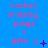 Blue background with pink text listing names and 'BFF!! :)' plus symbols changing across frames.