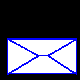 A white envelope with blue outline transitions from closed to open, revealing red text 'Correo' inside and outside the envelope.