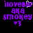 Pixelated purple text and symbols on black background with one frame showing a white highlight on the 'D' character.