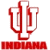 Red and white pixelated logo featuring a stylized 'I' with an Indiana text banner below, on a transparent background.