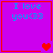 Four identical purple with red borders each display 'I love you<33' in blue text and a single red heart icon