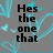 Gray background with light blue heart outlines and small hearts, overlaid with black text reading "Hes the one that keeps me up all night thinking about him.".