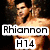 six showing celebrity images with overlaid text, including 'Rhiannon H14', 'and', 'Lois B's', 'Twilight', and 'Club!'
