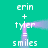 Two identical pixelated text-based animations on a teal background, each showing a sequence of names and symbols with purple motion trails.