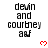 Pixelated text 'devin and courtney asf' appears in three with red heart symbols below each on a white background