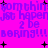 Pixelated text repeats 'somethin: somethin just haper just haper 2 be BORING!!! BORING!!' on bright pink background with black plus signs.