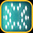 A static square icon with a yellow border and teal background featuring scattered white rectangular shapes.
