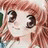 A 48x48 pixel buddy icon featuring a cartoon anime-style character with long brown hair and large dark eyes on the left, paired with text reading "Anime IM" and "com" on a black background to the right.