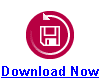 Red circular icon with white floppy disk symbol and rotating arrow, repeated in a with blue 'Download Now' text below each