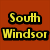 Yellow pixelated text on red and gray background reads "South Windsor" top-left, "All-" top-right, "Stars" bottom-left.