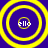 Four yellow concentric circles on a dark blue background, each containing the text 'ello' in white pixelated font.