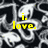Yellow text on a black-and-white abstract background with white swirling patterns and a gray rectangle.
