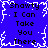 Blue background with white pixelated border and repeated black text "Shawty I Can Take You There" in four quadrants.