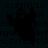 Dark silhouette of a figure with raised arms against a background of repeating alphanumeric text, partially obscured by a white rectangular overlay.