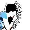 Pixelated image of a person with dark hair holding a black phone to their ear, surrounded by curved text reading "CELLS" and "Buddy4u" in blue and white tones.