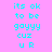 Pixelated cyan text on pink background with blue highlight bars shifting across lines of 'its ok to be gayyy cuz u R' in a